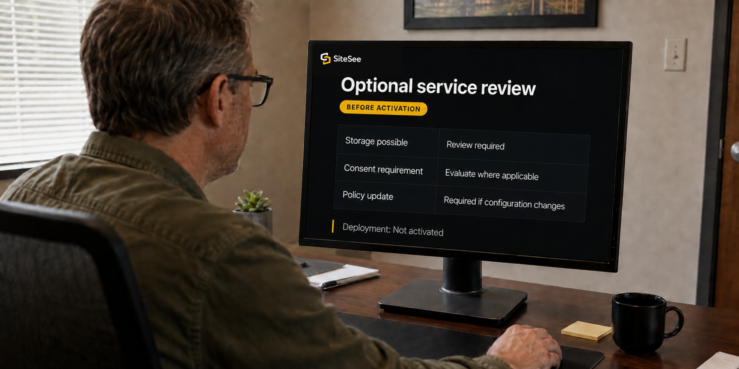 SiteSee optional Service Review Over Shoulder