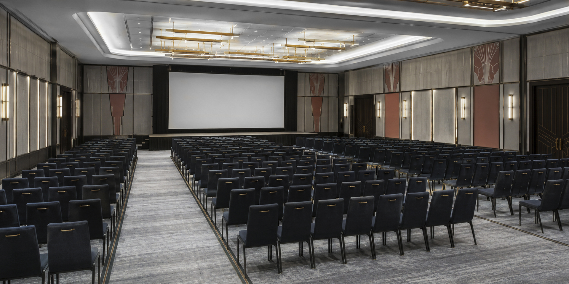 Art Deco junior ballroom in keynote configuration