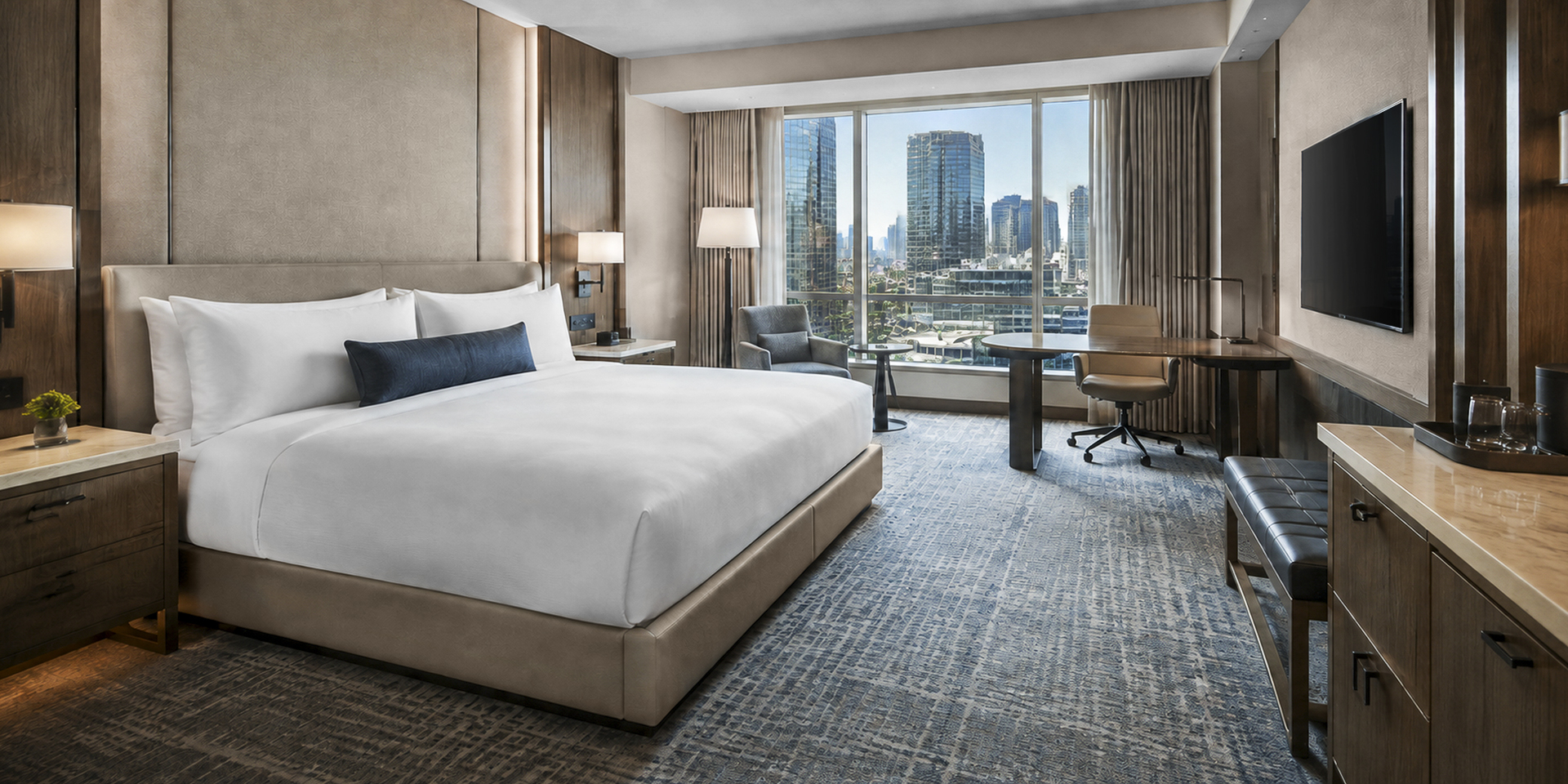 Urban convention hotel king room