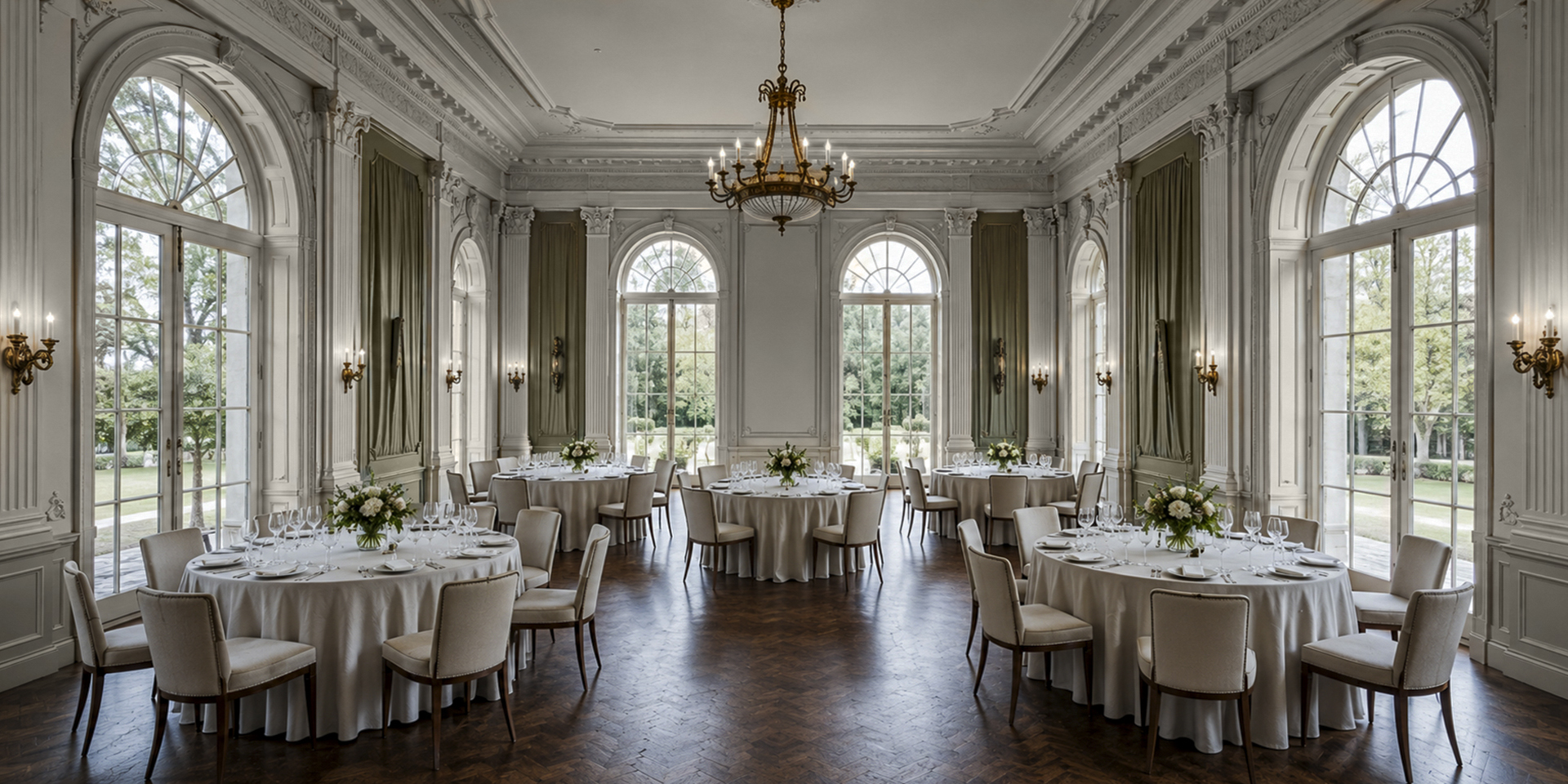 Historic hotel ballroom