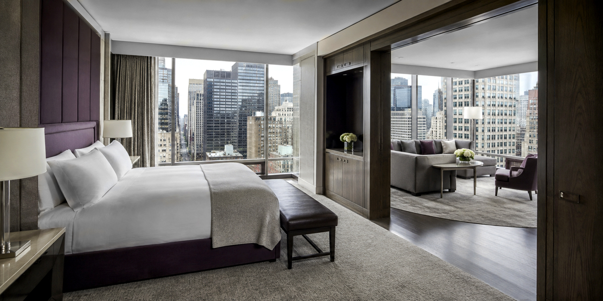 Luxury hotel suite