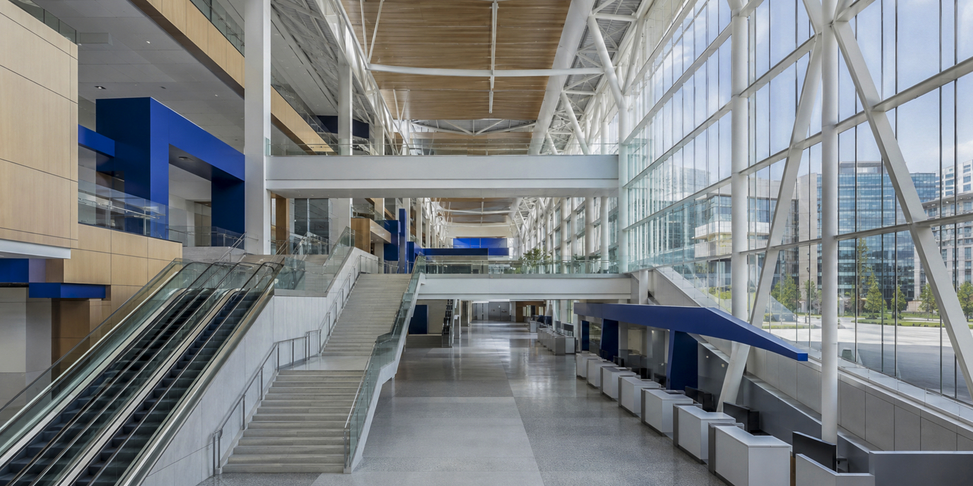Convention center atrium