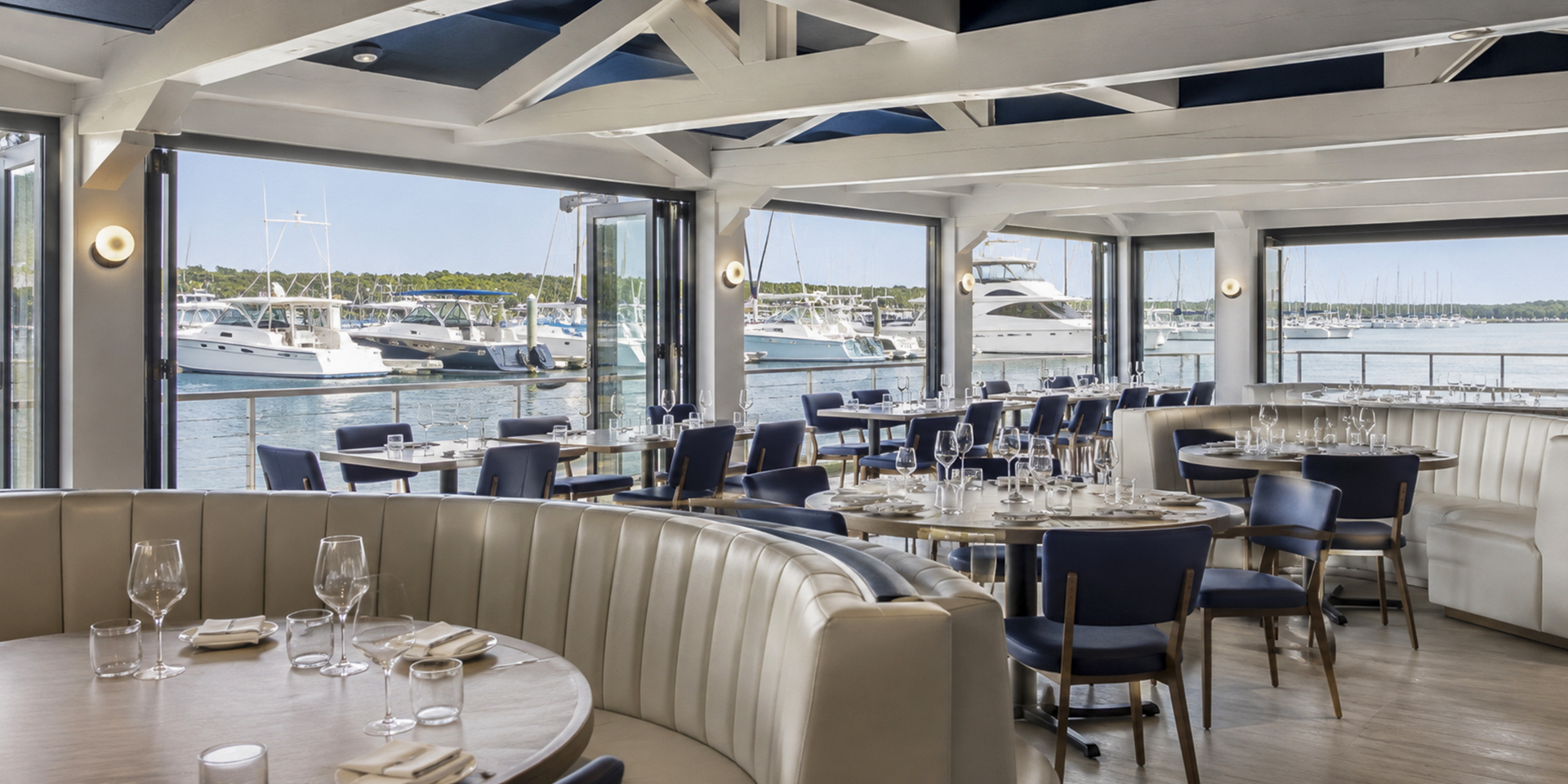 Yacht club dining room